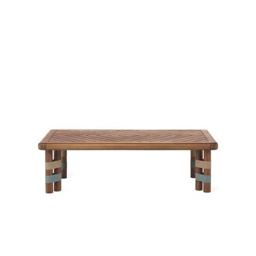 Tavolino basso contemporaneo - LIGN04I6 - Il Giardino di Legno - in teak / in legno oliato / con supporto in teak
