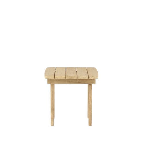 Tavolino basso in stile rustico - RACC04J2 - Il Giardino di Legno - in teak / con supporto in teak / rettangolare