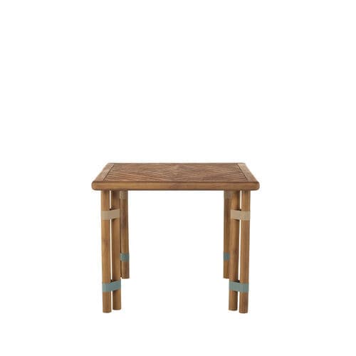 Tavolo da pranzo contemporaneo - LIGN04I7 - Il Giardino di Legno - in teak / in legno oliato / in ceramica