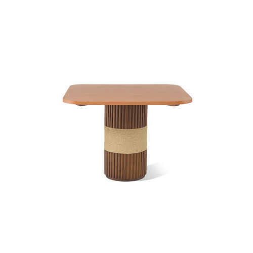 Tavolo da pranzo design - GRIS04J7 - Il Giardino di Legno - in teak / con supporto in teak / quadrato