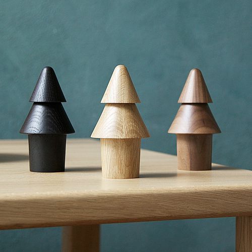 Portasale e portapepe in rovere - TREE MILL - Objekten - in noce / in frassino / in legno massiccio