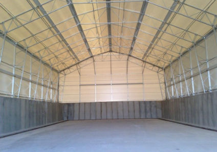 Tensostruttura su ossatura metallica - BIOMASS STORAGE FACILITIES - Toro Shelters - per copertura / con membrana in PVC