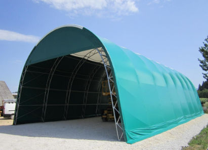 Tensostruttura su ossatura metallica - SAFESHELTER™ - Toro Shelters - per tettoia / con membrana in PVC / per eventi