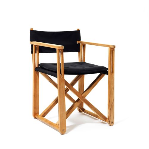 Poltrona contemporanea - KRYSS - Skargaarden - in Sunbrella® / in teak / da giardino