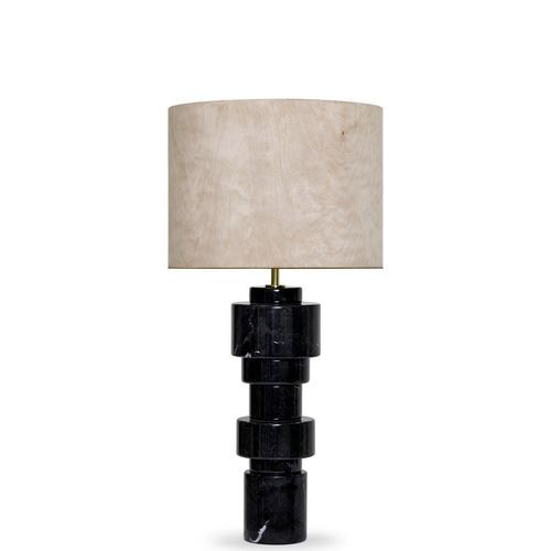 Paralume contemporaneo - SATURN - Ginger & Jagger - in metallo / in ottone / impiallacciato in legno
