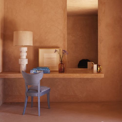 Lampada da tavolo - SATURN - Ginger & Jagger - in metallo / in ottone / impiallacciata in legno