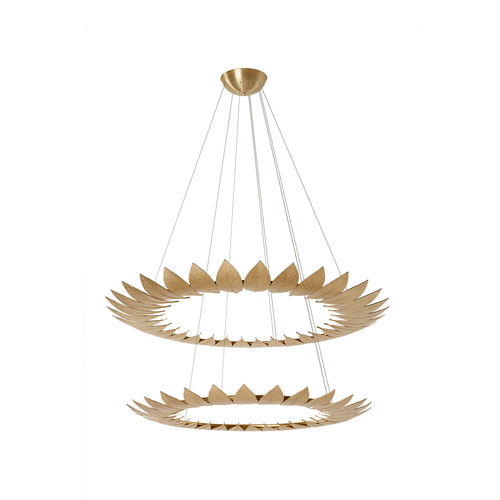 Lampada a sospensione - LEAF - Ginger & Jagger - in metallo / in ottone / in ottone spazzolato