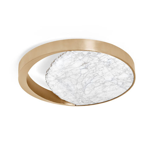 Plafoniera contemporanea - ECLIPSE - Ginger & Jagger - scultura / in metallo / in marmo