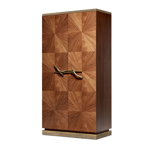 Mobile bar contract - WALNUT - Ginger & Jagger - contemporaneo / in legno / con cassetti