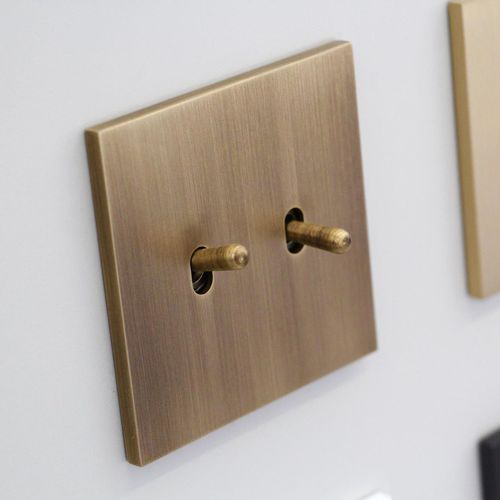Interruttore a leva - TRINITY - 6ixtes interrupteurs - ad incasso / doppio / in ottone