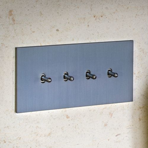 Interruttore a leva - TRINITY - 6ixtes interrupteurs - ad incasso / quadruplo / in ottone