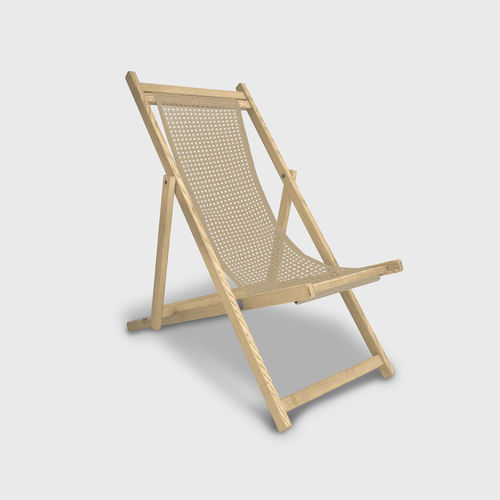 Sdraio contemporaneo - AFRODITE SENZA BRACCIOLI - PALMAR arredi - idrorepellente / in PVC / in faggio