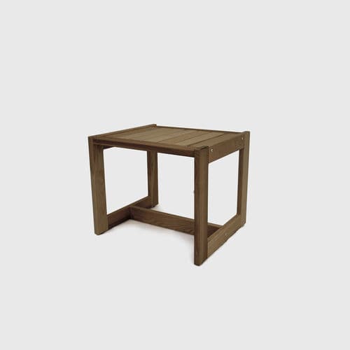 Tavolo d'appoggio contemporaneo - Q40 - PALMAR arredi - in frassino / con supporto in legno / quadrato
