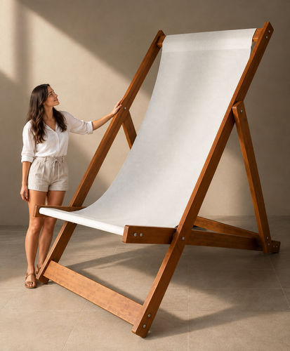 Sdraio contemporaneo - MAXI  - PALMAR arredi - in legno / in legno / da esterno