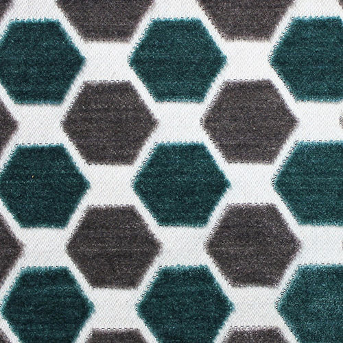 Tessuto da tappezzeria - MOMA - Foresti Home Collection Group srl - con motivi geometrici / in poliestere / in cotone