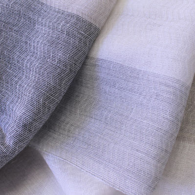 Tessuto per tende - SARA - Foresti Home Collection Group srl - a righe / in lino / in acrilico