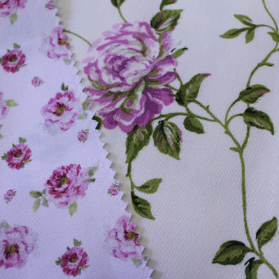 Tessuto da tappezzeria - FLOWERS - Foresti Home Collection Group srl - per tende / a fiori / in poliestere