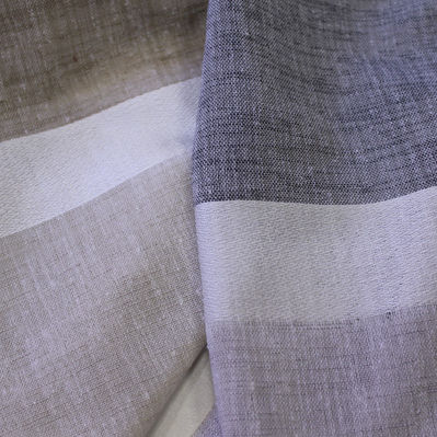Tessuto per tende - FUERTEVENTURA - Foresti Home Collection Group srl - a righe / in poliestere