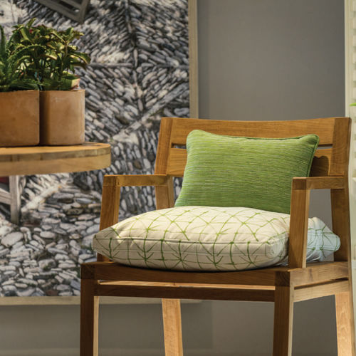 Tessuto da tappezzeria - CARAIBI  OUTDOOR - Foresti Home Collection Group srl - a righe / con motivi geometrici / per esterni
