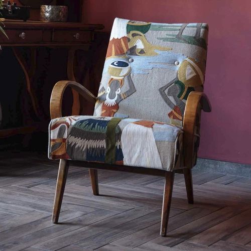 Tessuto da tappezzeria - AFRICAN STORY - Foresti Home Collection Group srl - a motivi / in lino / in acrilico