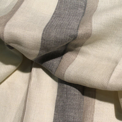 Tessuto per tende - LINO BIO - Foresti Home Collection Group srl - a righe / in lino