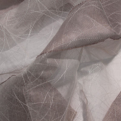 Tendina voile a motivi - RICAMO FIL COUPE' - Foresti Home Collection Group srl - in poliestere / per uso residenziale