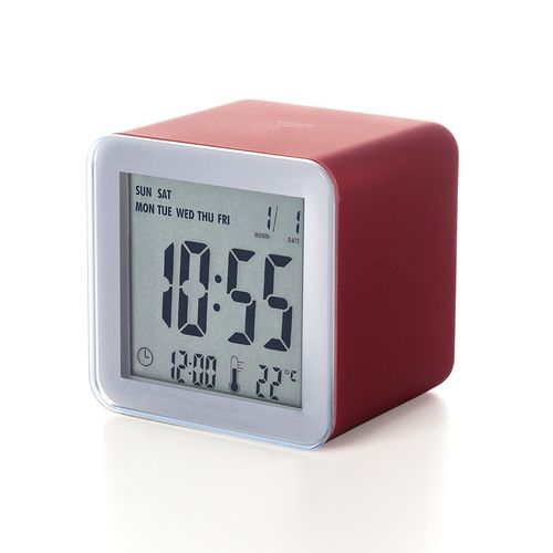 Orologio contemporaneo - CUBE: LR103PR6 - LEXON - da tavolo / digitale / in ABS