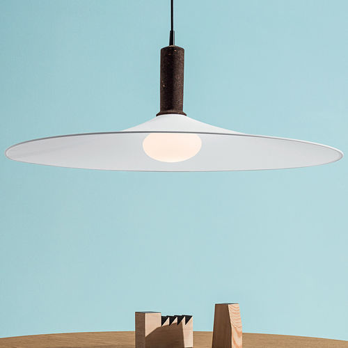 Lampada a sospensione - KORLUX - DISCIPLINE - in metallo / in vetro / in sughero
