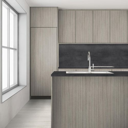 Pannello decorativo per arredamento - K2824 GR Oak Eclipse Moon - Kaindl - per interni / ad alta resistenza / melaminico