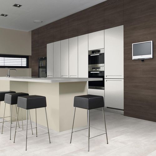 Pannello decorativo per arredamento - K2776 GR Oak Relief Cardamom - Kaindl - per interni / ad alta resistenza / melaminico