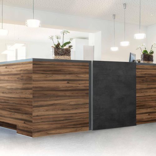 Pannello decorativo per interni - 32339 AN WALNUT TORTONA - Kaindl - per arredamento / ad alta resistenza / melaminico