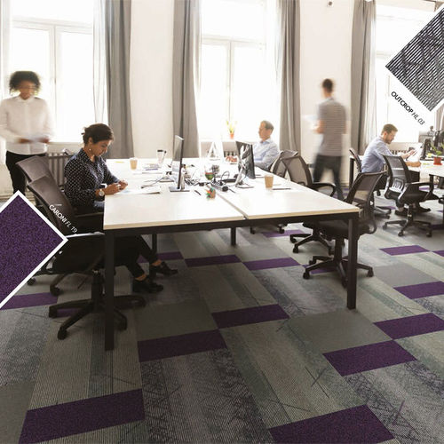 Moquette a quadrotte - PEAKS - Carpets Inter - tufted / bouclé / in nylon