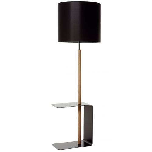 Lampada da terra - PARK - FLAM ET LUCE LUMINAIRES - in legno / in tessuto / contemporanea