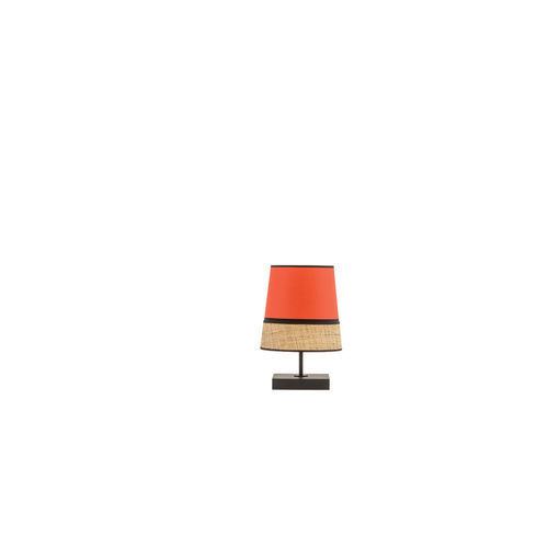 Lampada da tavolo - JOY PM - FLAM ET LUCE LUMINAIRES - in metallo / in vetro / in tessuto