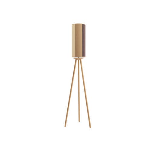 Lampada da terra - LMP TOFFEE - FLAM ET LUCE LUMINAIRES - in metallo / in legno / contemporanea