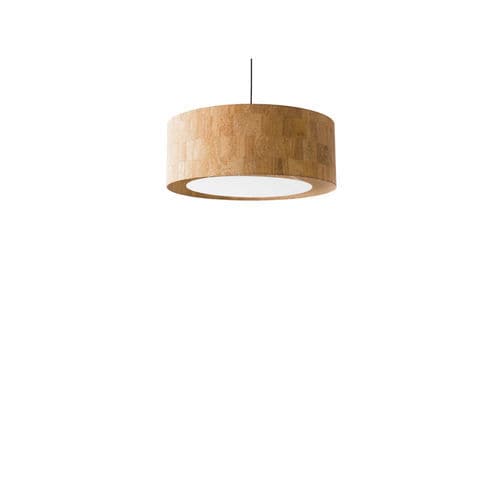 Lampada a sospensione - SUSP.AJS.S55-25.CT/T - FLAM ET LUCE LUMINAIRES - in sughero / contemporanea / con cavo