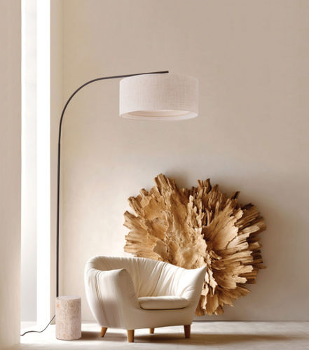 Lampada da pavimento - LMP MERCURY - FLAM ET LUCE LUMINAIRES - in metallo / contemporanea / con cavo