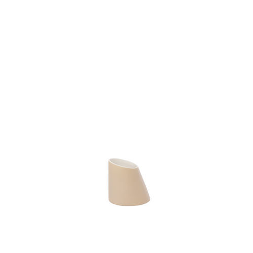 Vaso contemporaneo - MOOVE PM - FLAM ET LUCE LUMINAIRES - in ceramica / contract / bianco