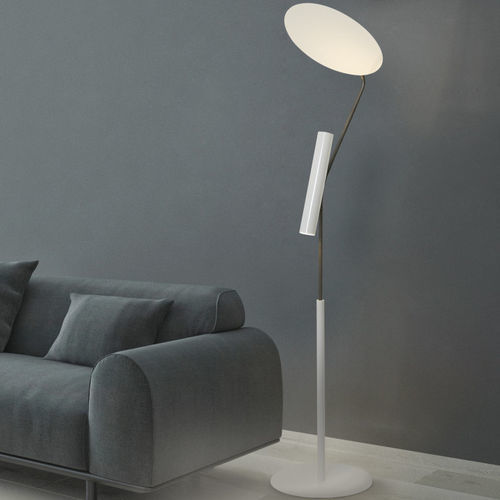 Lampada da terra - LMP PISTYL - FLAM ET LUCE LUMINAIRES - in metallo / in legno / contemporanea