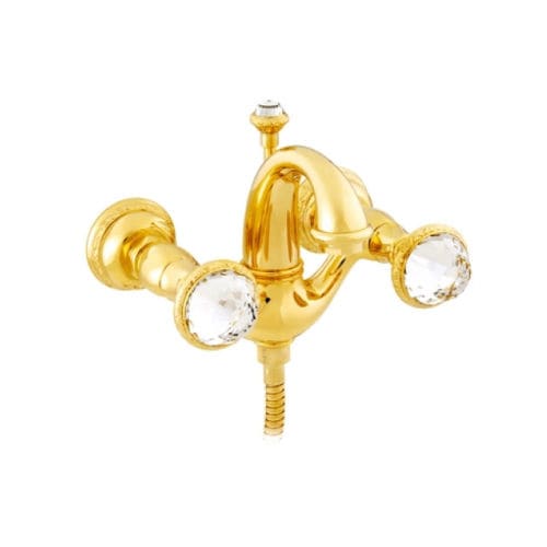 Miscelatore doppio comando per doccia - 041218.000.00 - Bronces Mestre, S.A. - per vasca / da parete / in metallo