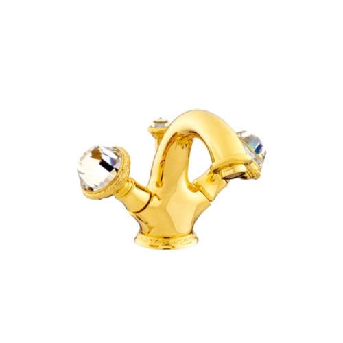 Miscelatore per lavabo - 051205.E00.00 - Bronces Mestre, S.A. - da appoggio / in metallo / in cristallo Swarovski®