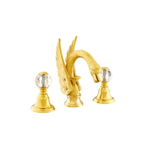 Miscelatore per lavabo - 039142.000.00 - Bronces Mestre, S.A. - da appoggio / in metallo / in cristallo Swarovski®
