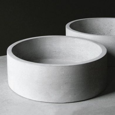 Vaso da giardino in calcestruzzo - RONDO - Skulpturfabriken.se - rotondo