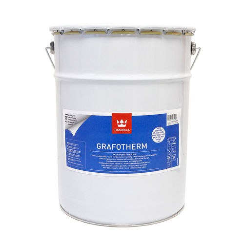Intonaco di protezione - GRAFOTHERM - TIKKURILA - indoor / per muro / per tetto