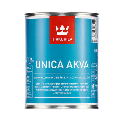 Pittura di protezione - UNICA AKVA - TIKKURILA - da esterno / interno / per finestra