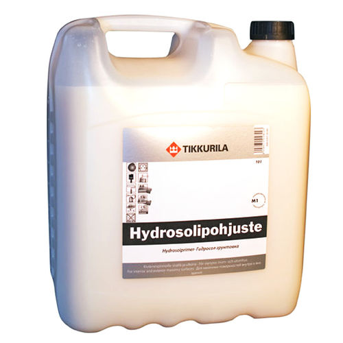 Primer per muratura - HYDROSOLIPOHJUSTE - HYDROSOL - TIKKURILA - acrilico / per esterni / indoor