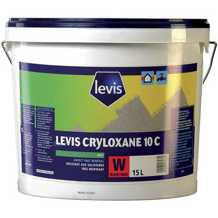 Pittura decorativa - CRYLOXANE 10C - LEVIS - per facciata / opaca / microporosa