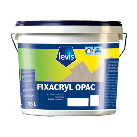 Pittura decorativa - FIXACRYL OPAC - LEVIS - da esterno / per facciata / acrilica