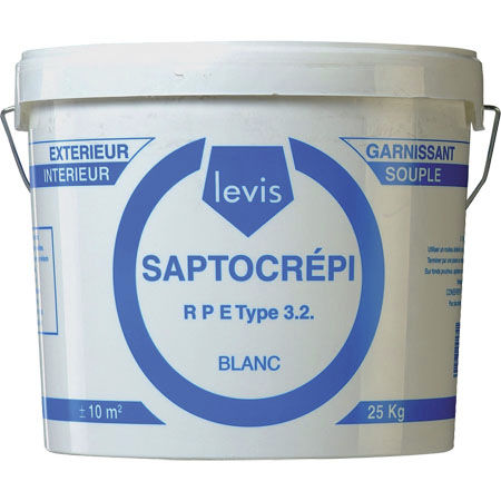 Intonaco di rivestimento - SAPTOCREPI - LEVIS - per muro / in plastica / polimerico