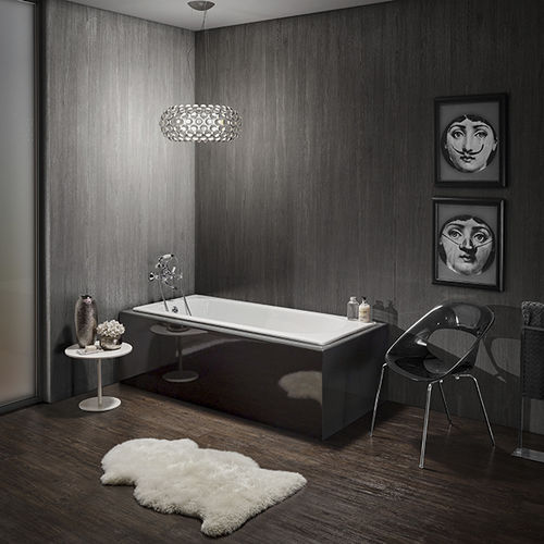 Vasca da bagno per ambiente abitativo - BALI - RECOR - ad uso professionale / in ghisa / bianca